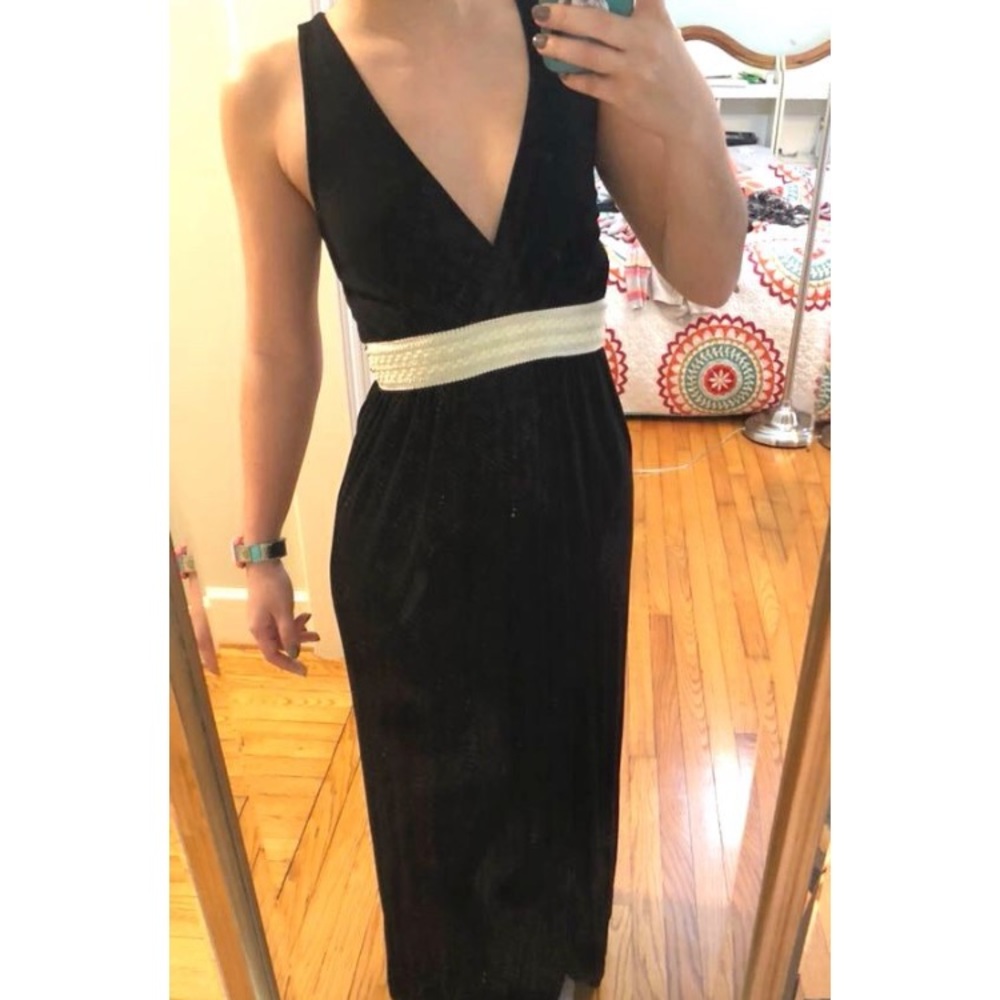 Gilli black maxi dress